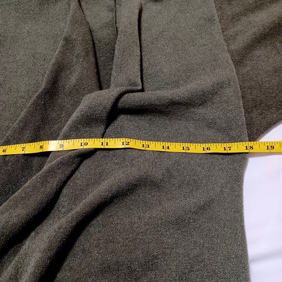 LuLaRoe Kimono Small Green Long Cardigan Coverup Open Front Topper - Picture 6 of 7